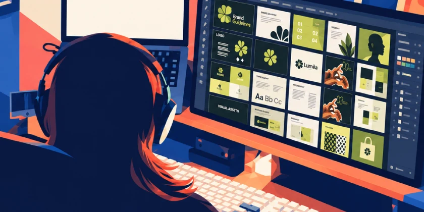 Brand Guideline & Strategy visual