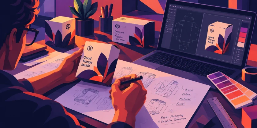 Package & Material Design visual