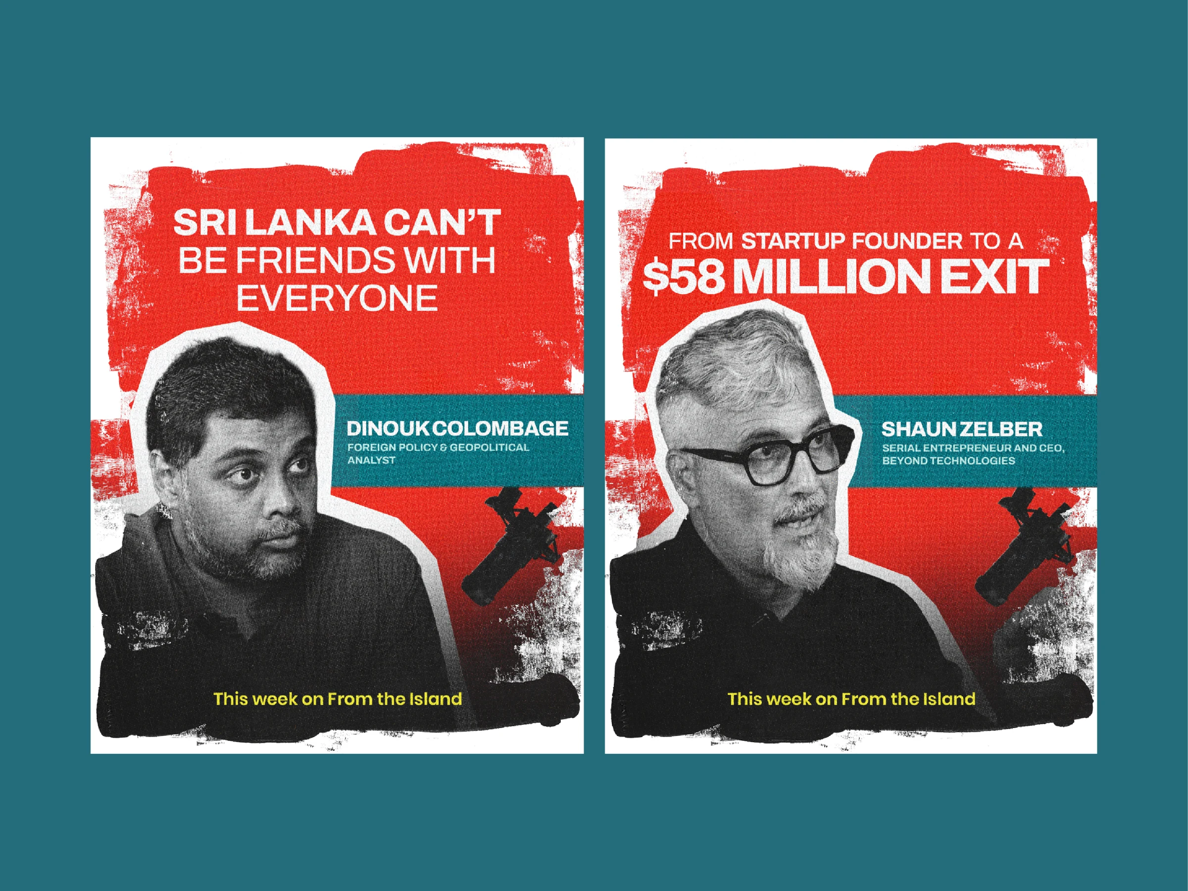 From The Island social media campaign creatives