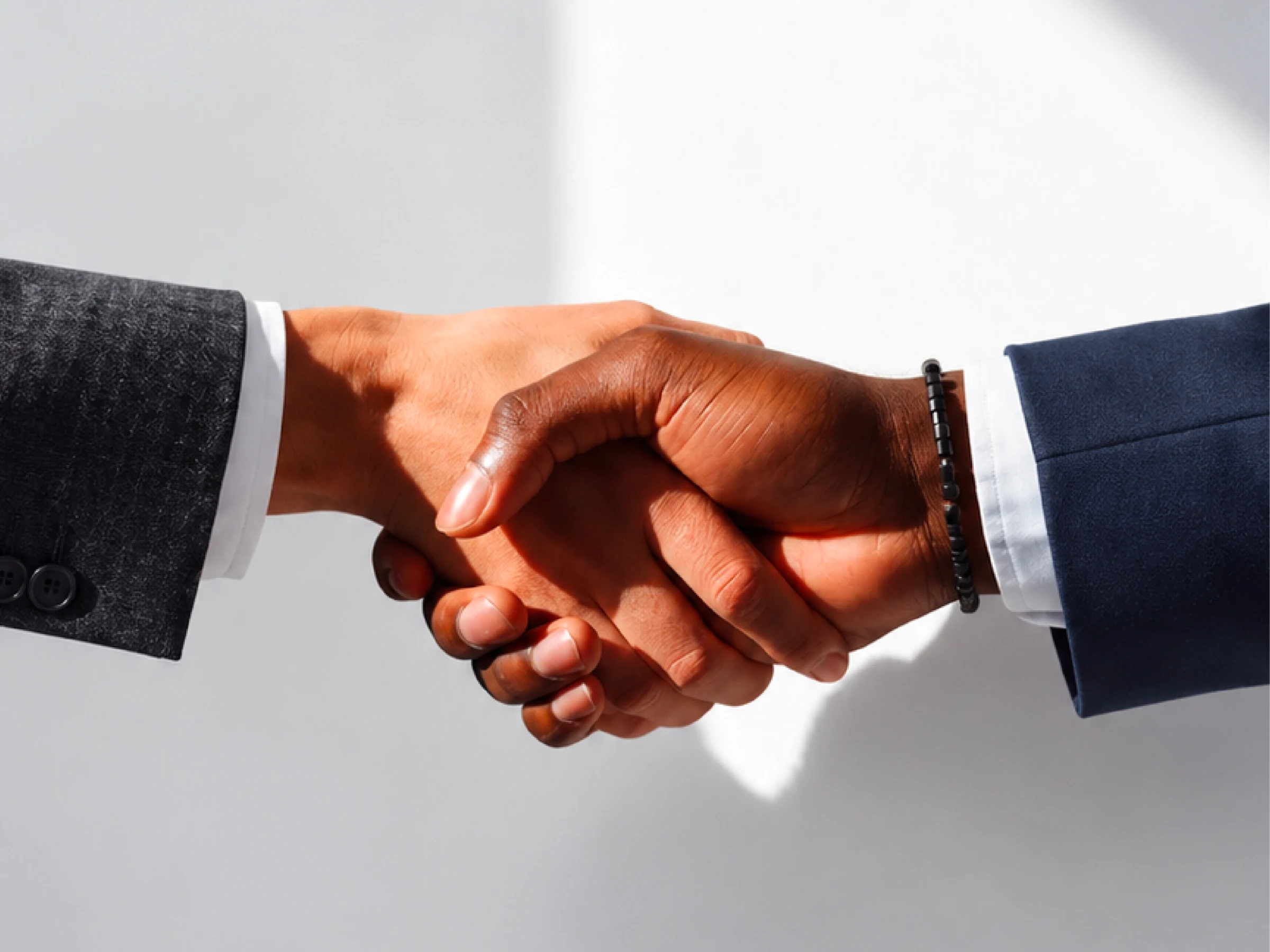 Handshake image illustrating meetings and public engagements
